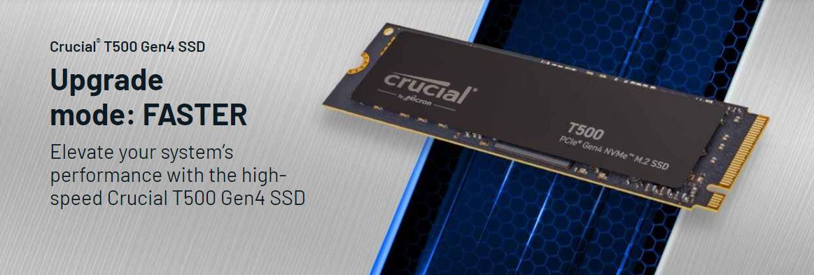 MICRON (CRUCIAL) MICRON 500GB SSD 8-INCH SATA FOR RELIABLE PC SPEED BOOST