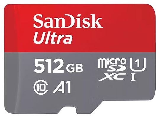 SANDISK ULTRA 512GB MICROSD CARD FOR ANDROID PHONES