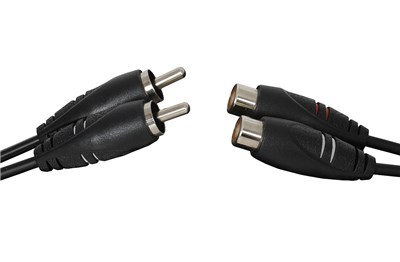 GENERIC 5M RCA AUDIO EXTENSION CABLE (2 PLUGS TO 2 SOCKETS)