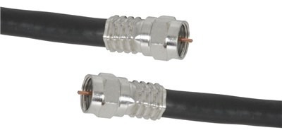 GENERIC/UNSPECIFIED MANUFACTURER 5M RG6 QUAD SHIELD COAX CABLE WITH CRIMPED F CONNECTORS