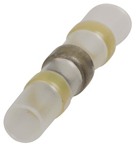 UNSPECIFIED MANUFACTURER 100 PACK 6.0MM YELLOW SOLDER SPLICE HEATSHRINK CONNECTORS
