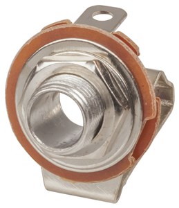 GENERIC/COMPONENT SUPPLIER (ASSUMING NO SPECIFIC BRAND PROVIDED) 6.5MM MONO CHASSIS SOCKET - UNSWITCHED AUDIO CONNECTOR