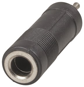 GENERIC/UNSPECIFIED MANUFACTURER 6.5MM MONO SOCKET TO 2.5MM MONO PLUG ADAPTER CABLE