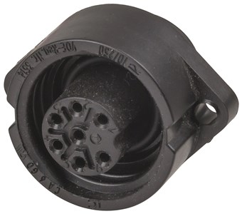 UNSPECIFIED MANUFACTURER (CA SERIES) 6 POLE & PRE-EARTH CA SERIES PANEL SOCKET CONNECTOR