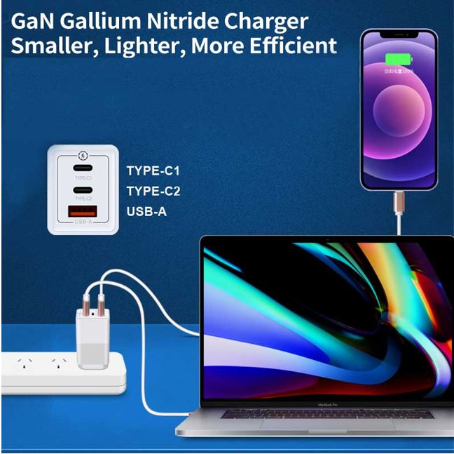 JUST YOU PC 65W USB-C LAPTOP CHARGER FOR FAST CHARGING