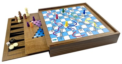 AUSTRALIAN GEOGRAPHIC 7 IN 1 BOARD GAME SET FOR FAMILY FUN