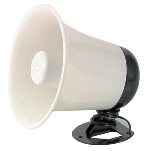 UNSPECIFIED MANUFACTURER 8 OHM 5 INCH HORN SPEAKER FOR CLEAR PUBLIC ANNOUNCEMENTS