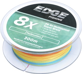 UNSPECIFIED MANUFACTURER TOUGH 80LB PE ROPE - COLOUR CHANGE FOR EASY MEASUREMENT
