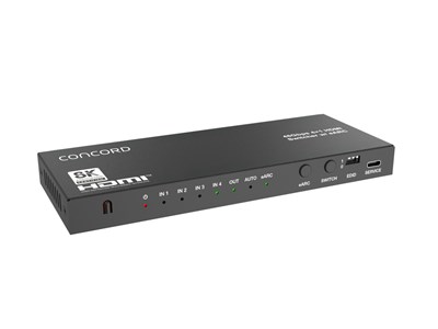 UNSPECIFIED MANUFACTURER 8K 60HZ HDMI SWITCH: 4 INPUTS TO 1 DISPLAY