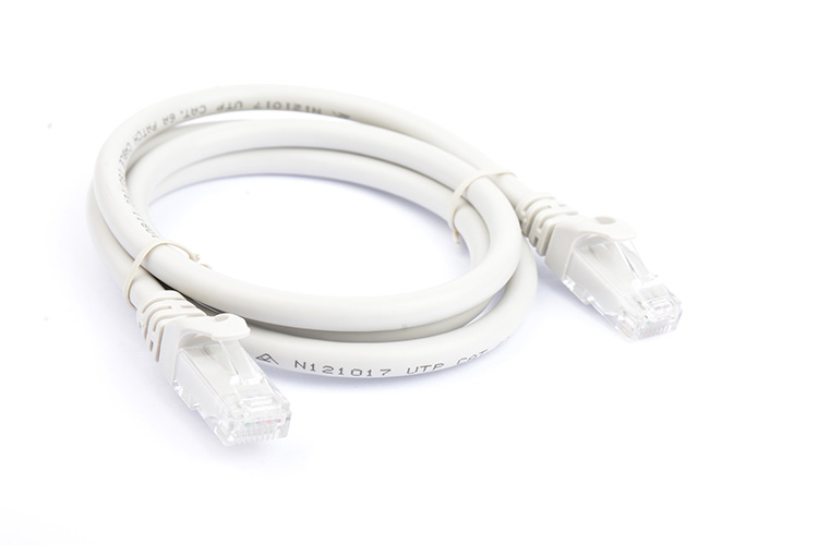 8WARE 1M GREY CAT6 UTP PATCH CABLE FOR FAST NETWORKING