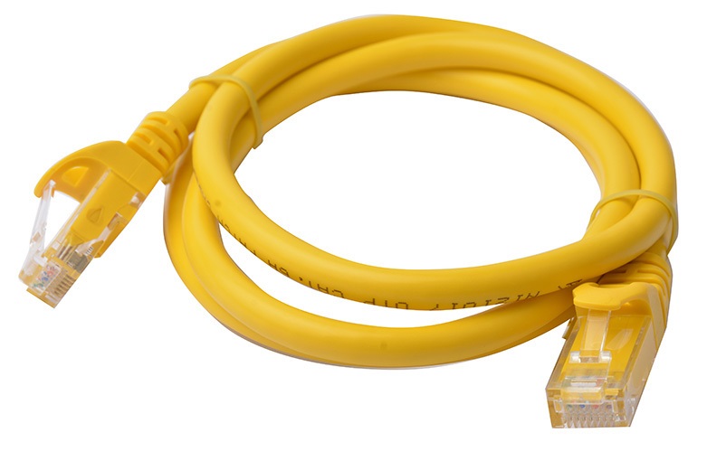 8WARE 1M YELLOW USB-A TO LIGHTNING CABLE - FAST CHARGING