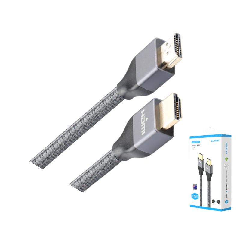 8WARE 2M HDMI TO HDMI CABLE - HIGH-SPEED DIGITAL VIDEO LINK