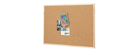 QUARTET 900X600MM PINE FRAME CORKBOARD FOR HOME & OFFICE