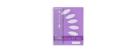 GENERIC/UNSPECIFIED MANUFACTURER A4 5 SUBJECT SPIRAL NOTEBOOK - THICK PAGES & DIVIDERS