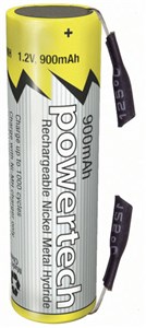 UNSPECIFIED MANUFACTURER RECHARGEABLE AA NI-MH BATTERY WITH SOLDER TAGS FOR PACK BUILDING