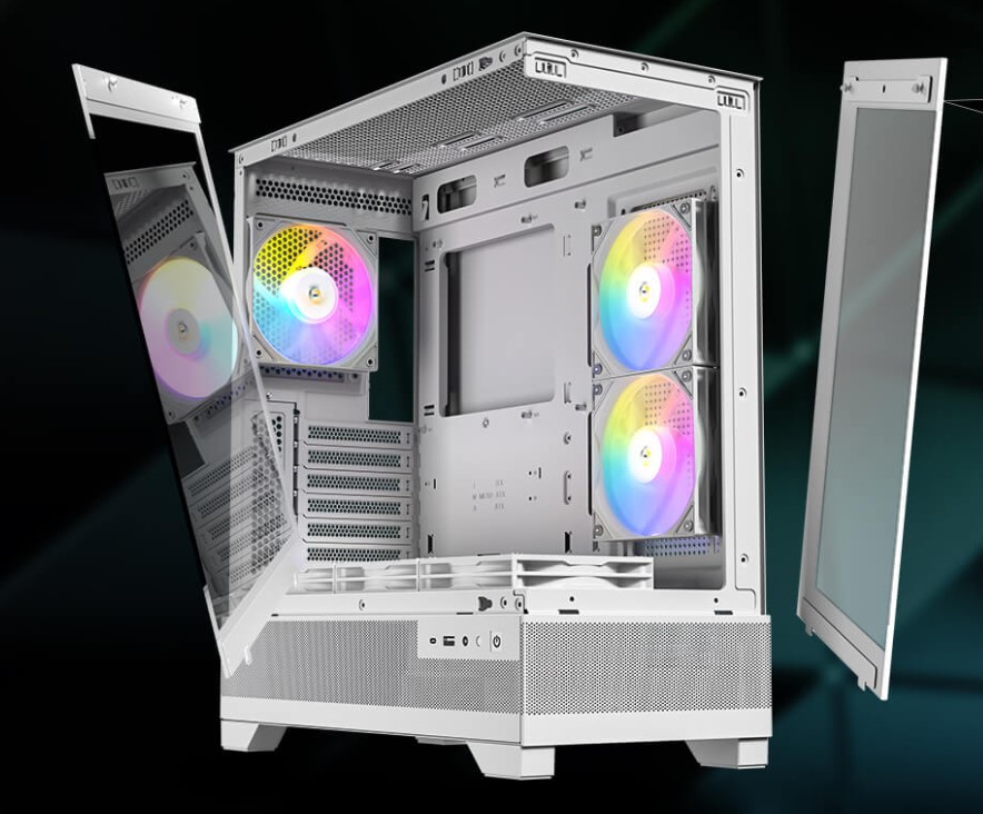 ANTEC CX700 ARGB WHITE MID-TOWER PC CASE FOR GAMING RIGS