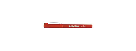ARTLINE 200 DARK RED FIBRE TIP PEN - 2.3MM LINE
