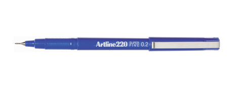 ARTLINE 220 BLUE FINE TIP WRITING PEN - 2MM LINE