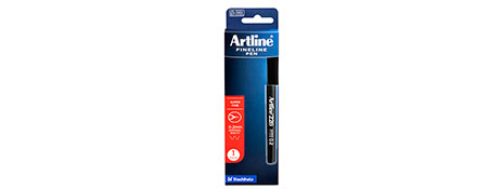 ARTLINE 220 BLACK FINE TIP WRITING PEN - 0.2MM PRECISION