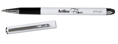 ARTLINE FLOW GEL PEN WITH STYLUS - SMOOTH BLUE WRITING