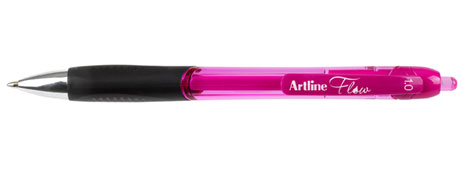 ARTLINE FLOW PINK 1.0MM GEL BALLPOINT PEN FOR SMOOTH WRITING