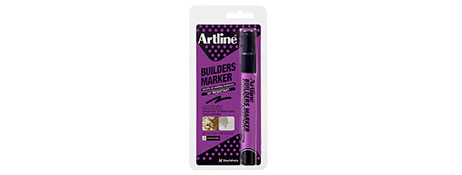 ARTLINE PROFESSIONAL BLACK MARKER FOR TRADES & ROUGH SURFACES
