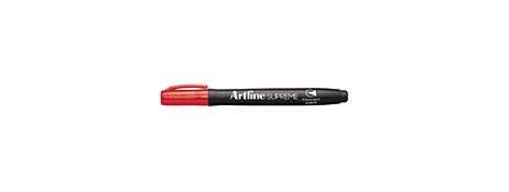 ARTLINE SUPREME RED PERMANENT MARKER 1.0MM BULLET NIB