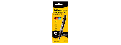 ARTLINE SUPREME ANTIMICROBIAL PERMANENT MARKERS (ASSORTED)