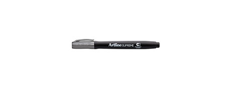 ARTLINE SUPREME GREY CHISEL TIP MARKER - 2-5MM LINE