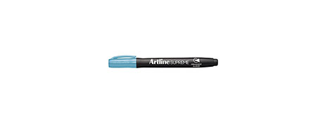 ARTLINE SUPREME LIGHT BLUE PERMANENT MARKER 1.0MM BULLET NIB