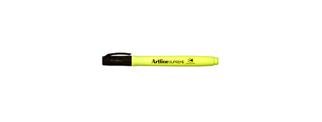 ARTLINE SUPREME YELLOW CHISEL TIP HIGHLIGHTER FOR CLEAR NOTES