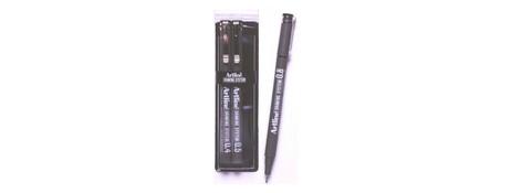 ARTLINE TECHNICAL DRAWING PEN SET - BLACK, ASSORTED LINE WIDTHS