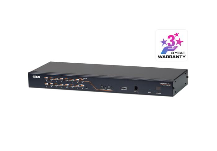 ATEN 16-PORT USB KVM SWITCH FOR PC MANAGEMENT