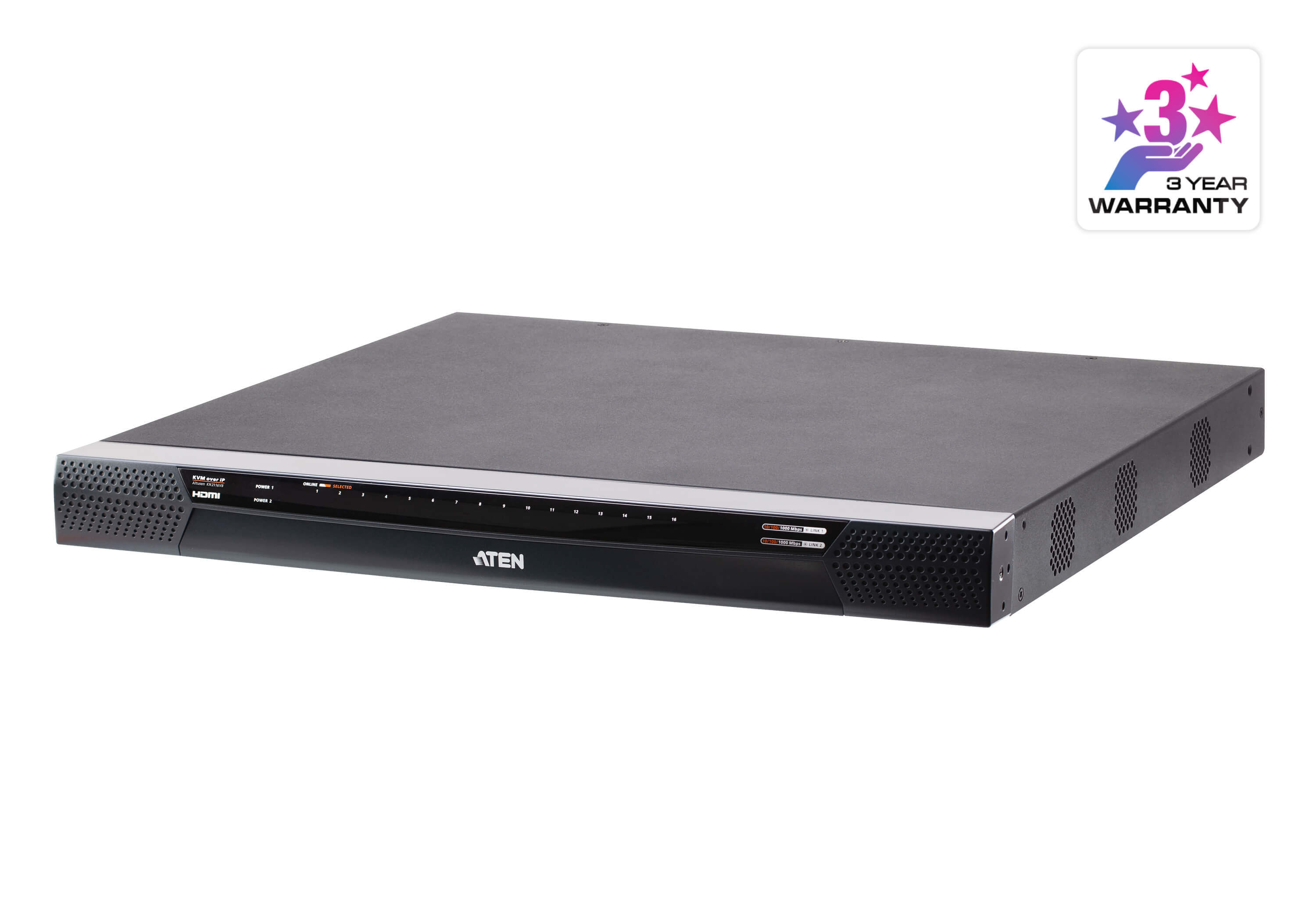 ATEN 2-PORT USB DVI KVM SWITCH FOR PC CONTROL