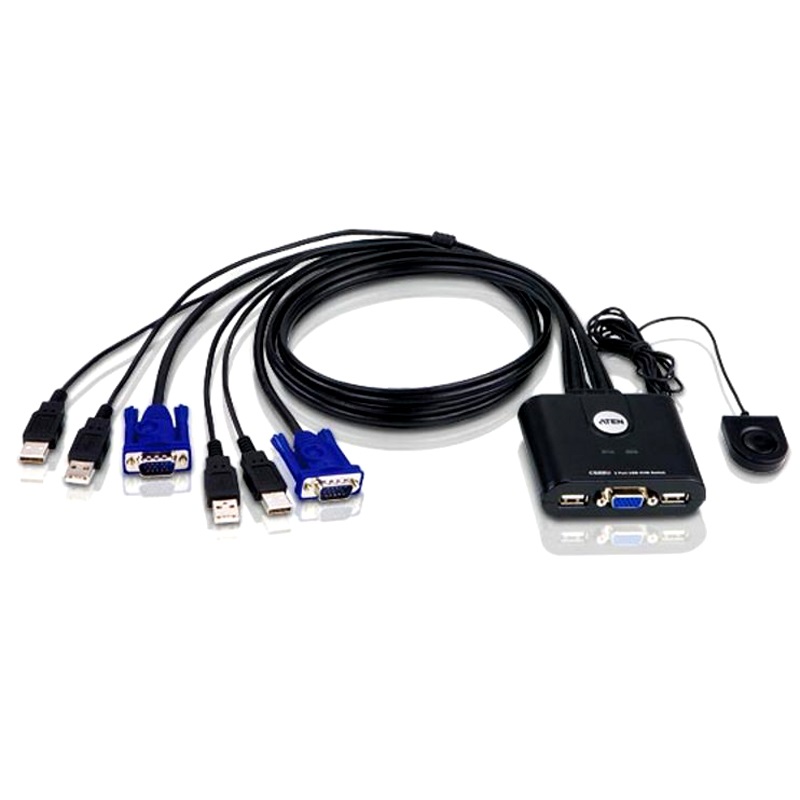 ATEN CS22U 2-PORT USB KVM SWITCH WITH AUDIO