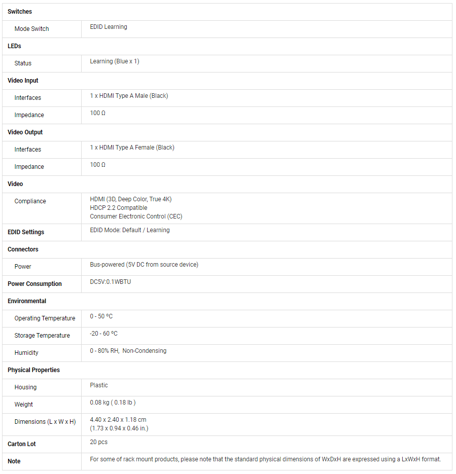 ATEN 8-PORT TRUE 4K HDMI SPLITTER FOR CLEAR VIDEO DISTRIBUTION