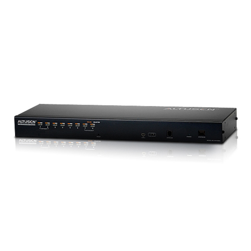 ATEN 8-PORT KVM SWITCH FOR SEAMLESS PC MANAGEMENT