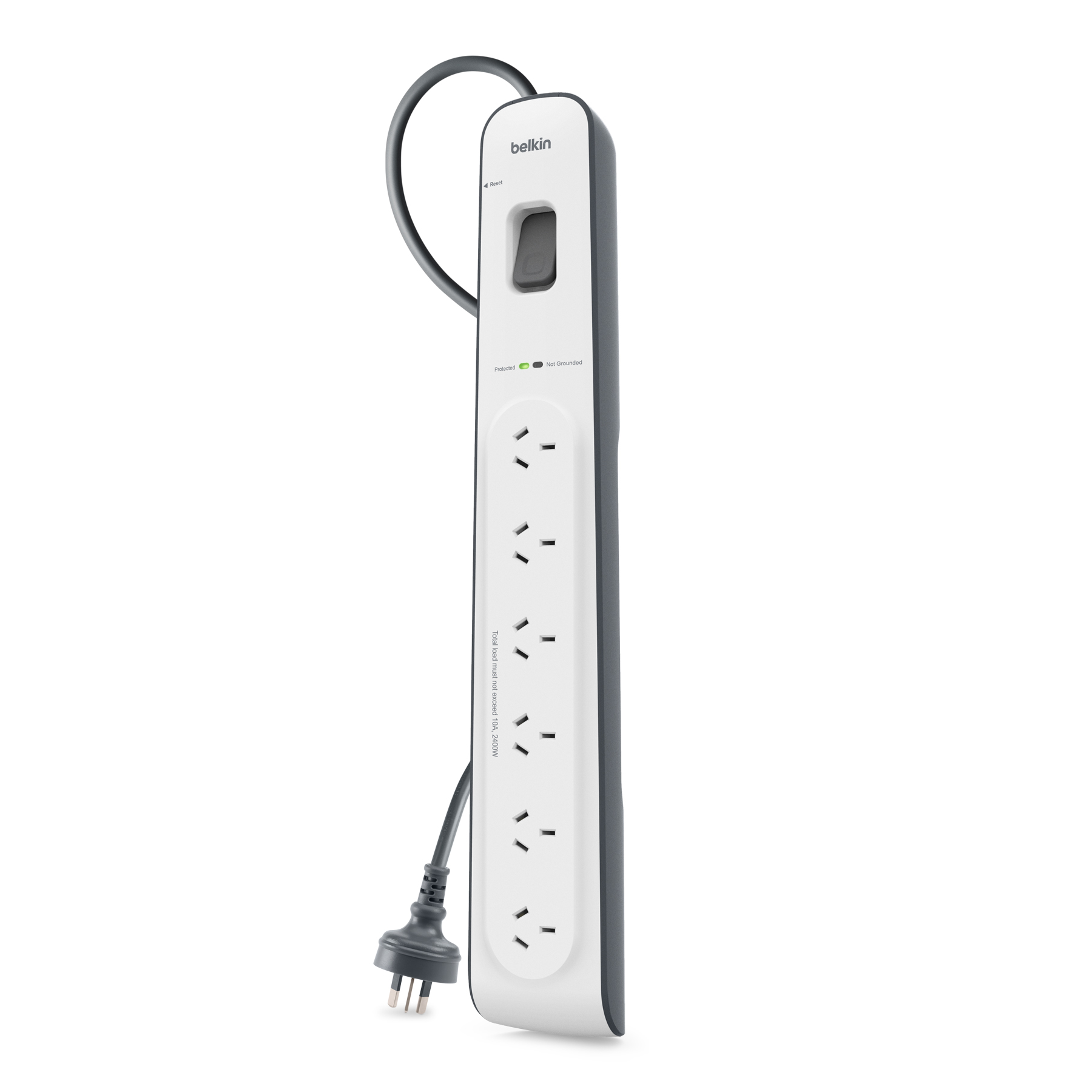 BELKIN 6-OUTLET SURGE PROTECTOR STRIP WITH 2M CORD
