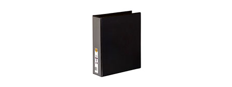 MARBIG DURABLE BLACK A4 INSERT BINDER - 400 PAGES, 38MM RINGS