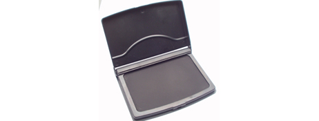 GENERIC STAMP SUPPLY BLACK FELT STAMP INK PAD FOR CLEAR IMPRESSIONS (7X11CM)