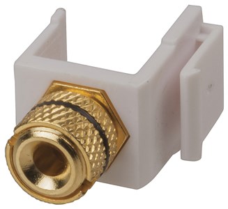 KEYSTONE BANANA JACK INSERT FOR BLACK WALL PLATES