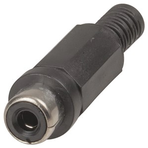 GENERIC/COMPONENT SUPPLIER BLACK PLASTIC RCA SOCKET LINE INPUT/OUTPUT CONNECTOR