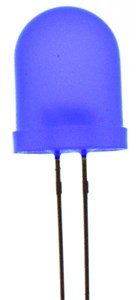 GENERIC COMPONENT BLUE 5MM DIFFUSED LED 350MCD - ELECTRONIC COMPONENT
