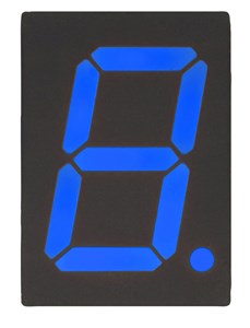 GENERIC COMPONENT BLUE 7 SEGMENT LED DISPLAY MODULE FOR PROJECTS