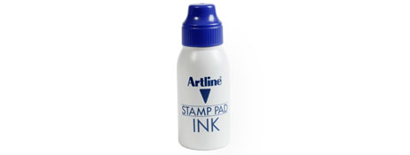 ARTLINE (ASSUMED BASED ON REFILL DESCRIPTION) BLUE STAMP PAD REFILL INK 50CC - MESS-FREE OFFICE ESSENTIAL