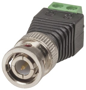 GENERIC/UNSPECIFIED MANUFACTURER (ASSUMING STANDARD COMPONENT) BNC PLUG WITH SCREW TERMINALS FOR EASY COAXIAL CONNECTIONS