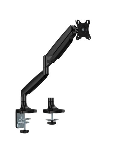 BRATECK HEIGHT ADJUSTABLE DESK CONVERTER BLACK