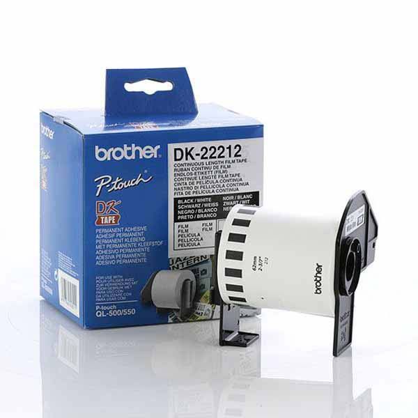 BROTHER DK-22212 CONTINUOUS LABEL ROLL - WHITE 62MM