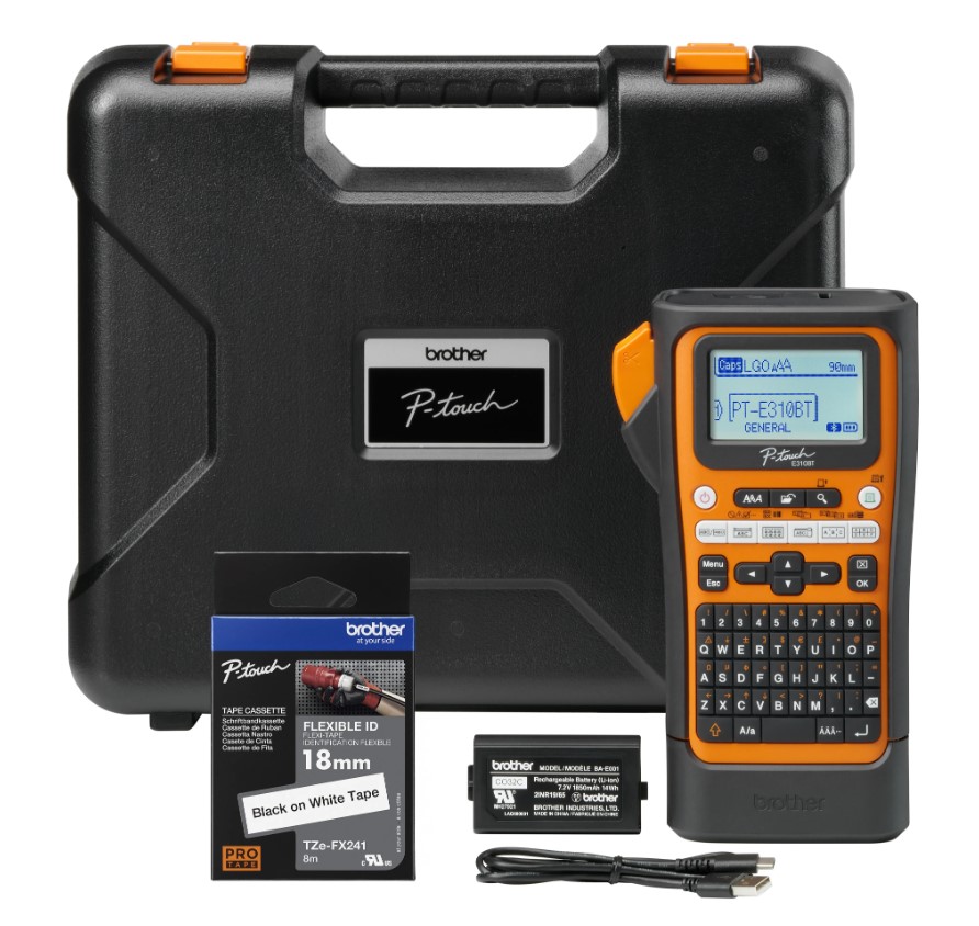 BROTHER PT-E310BTVP P-TOUCH INDUSTRIAL LABEL MAKER KIT