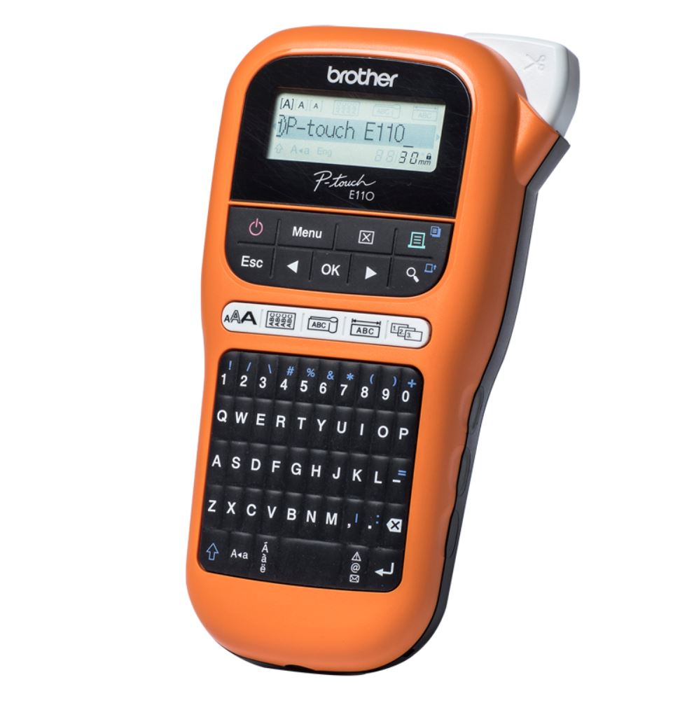 BROTHER PT-E110VP P-TOUCH ELECTRONIC LABEL MAKER FOR TRADES